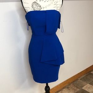Blue Formal Short Dress
